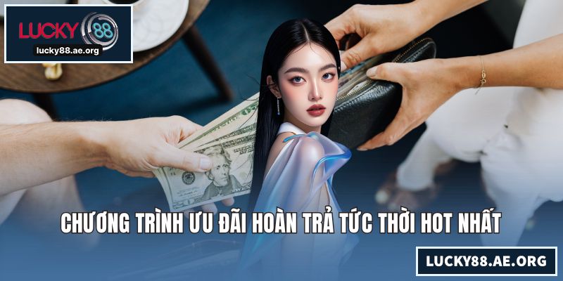 Chương trình ưu đãi hoàn trả tức thời hot nhất